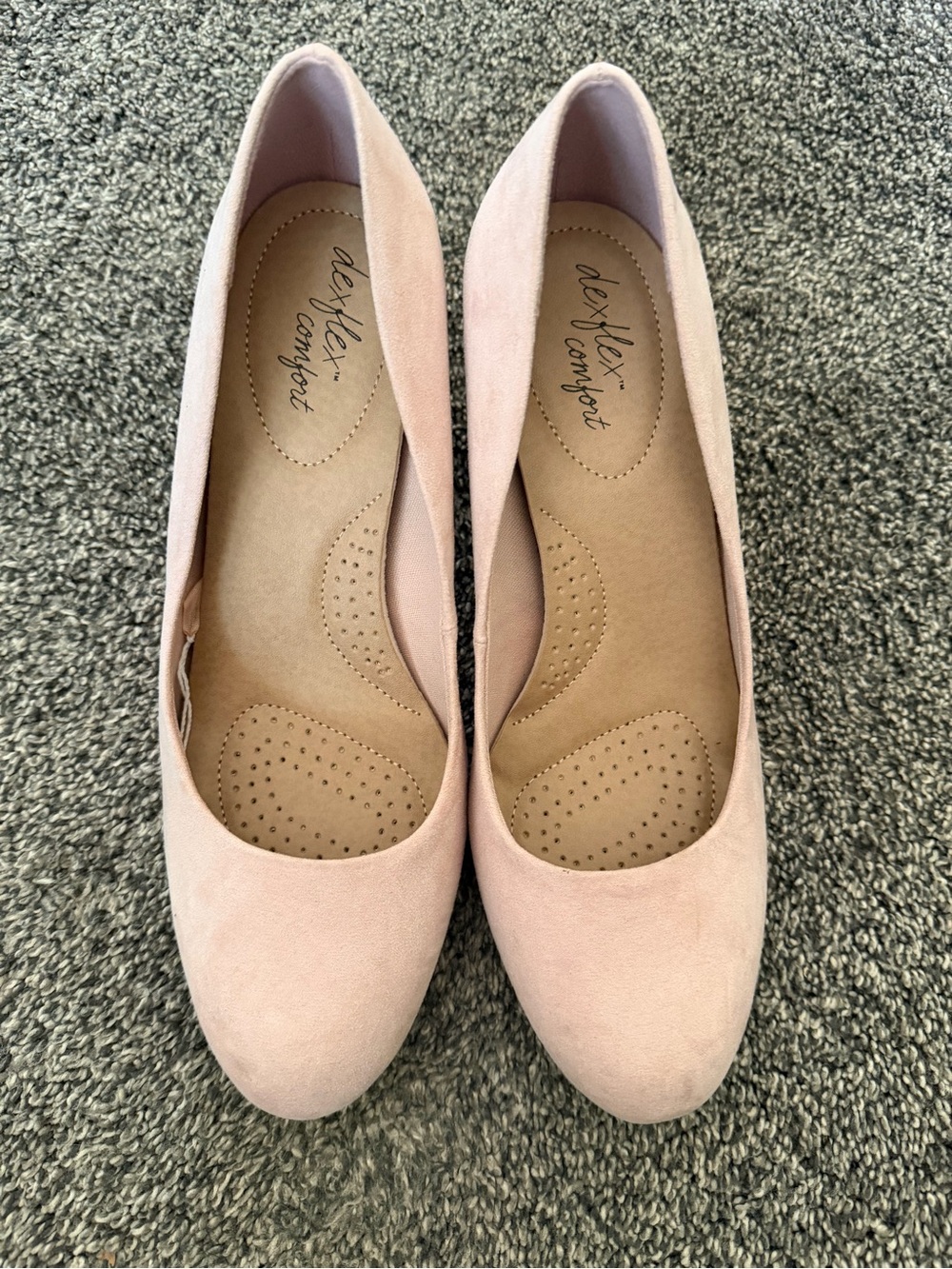 dexflex comfort Blush Pink Slip-On Ballet Flats